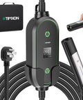 Tesla 40A Level 2 EV Charger 9.6kW 240V With 25Ft Cable NEMA 14-50 Plug And NACS Connector Portable EV Charger For Model S 3 X Y Cybertruck ETL Certified Fast Home And On The Go.