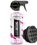 Dope Shine Gloss Dressing With Applicator 16oz Tire Shine Spray And Plastic Restorer For Cars with applicator sponge