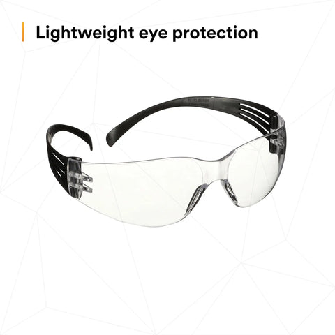 SecureFit 100 Series Safety Glasses 100 Pack On The Job With Anti Fog Anti Scratch Clear Lenses ANSI Z87 Impact Rated