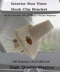 2 Pack Interior Sun Visor Hook Clip Bracket Replacement For Dodge Charger Magnum And Chrysler 300 Beige OEM 1EJ51BD1AA