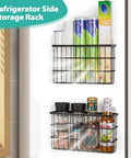 Two Pack Self Adhesive Cabinet Door Organizer For Pot Lids And Tumbler Cups No Mess Peel Stick Pantry Caddy Super Slick Kitchen Wall Mount Rack Keeps Your Home Totally Clutter Free with black wire storage rack.