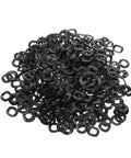 Spring Wave Washers Kit 500 Pieces Compression Type Wave Washers For Electrical Connections Automotive Use Steel Wave Design For Tight Load And Space Saving Gasket Set, black steel washers pile