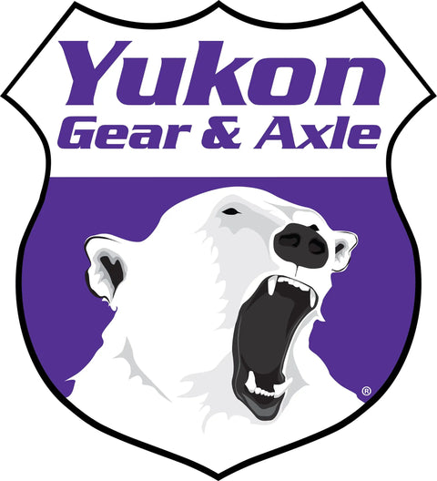 Yukon Gear & Axle logo featuring a roaring polar bear on a purple shield background, representing automotive quality.