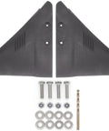 Boat Hydrofoil Stabilizer For Outboard And Sterndrive Engines Up To 150 HP with bolts, washers, and drill bit
