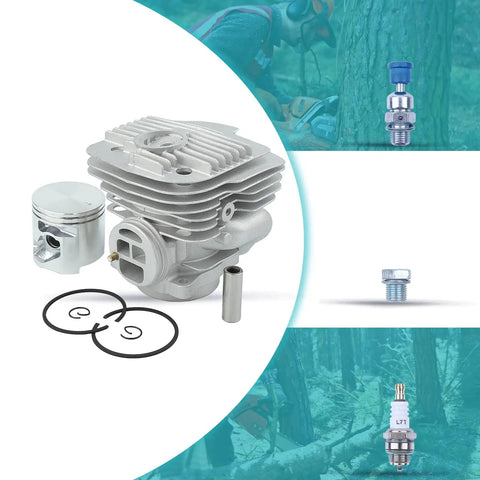 56mm Cylinder Piston Kit For K960 K970 Concrete Cut Off Saw Replacement 544935603 Spare Parts Top End Rebuild Kit, cylinder, piston, rings