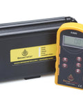 Pinless Wood Moisture Meter S300 With Shallow Scan, 0.25 Inch Readings, shown with a protective carrying case