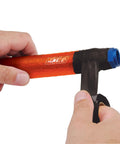 Quick Fix Tape 1 Inch By 12 Foot Self Curing Waterproof Silicone Insulation Tape being applied to a pipe