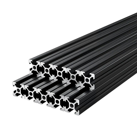 Beefy 10 Pack 23.62 Inch Aluminum Extrusion Profile With T Slot European Standard Anodized Linear Rail For 3D Printer Parts And CNC DIY Workbench