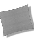 Six By Eight Foot Rectangle Sun Shade Sail Canopy For Outdoor Patio And Garden UV Block 96 Percent Breathable Fabric 185 GSM Heavy Duty