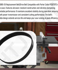 Replacement Table Saw Drive Belt 6.8 Inch By 0.6 Inch Compatible With PCB270TS Saws Heavy Duty Rubber Construction