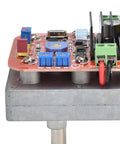 Dead Nuts Robot Servo Motor Delivering Sick Torsion With Reinforced Metal Gears And Aluminum Housing showing control board components.