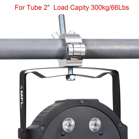 MFL heavy-duty truss clamp for 1.5–2 in truss; aluminum alloy, black finish, pack of 4