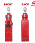 Brand New Hydraulic Spreader Jaw Fits For Porter Power 1/2 Ton Tool showing front and back view, heavy duty with 3-3/4 inch max opening.