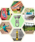 Heavy Duty 360 Degree Swivel Hanger Built Tough As Nails From Rustproof Stainless Steel Ceiling Bracket Supporting Up To 1000 Pounds in action with hammocks and swings.