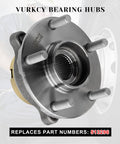 Front Wheel Bearing Hub Assembly 513296 Fits 2007 Through 2019 Nissan Altima Maxima Murano Pathfinder Infiniti JX35 QX60 5 Lug With ABS 1 Piece Replacement Hub Bearing