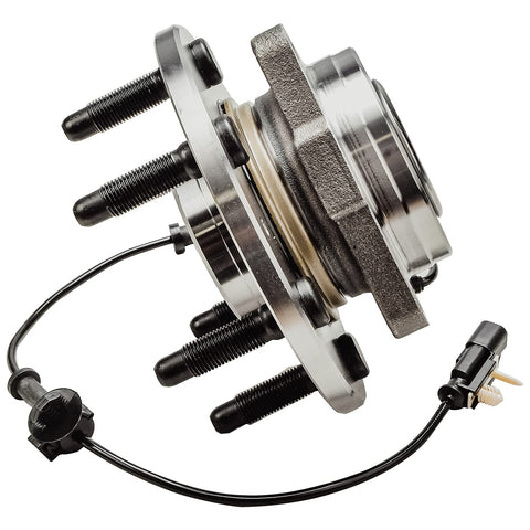 Front Wheel Bearing Hub Assembly 4WD For 2014-2018 Chevy Silverado 1500, 2015-2020 Suburban Tahoe, 6-Lug Hub Replacement with ABS