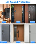 Anti Theft Doorbell Mount For All New 2nd Gen Video Doorbell No Drilling Rent Friendly Mount shown on various doors