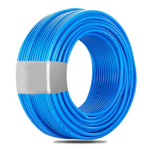 Top Shelf 8Mm Pu Air Hose Built Bone Strong To Crush High Pressure With Smooth Flexibility Works Perfect With 5/16 Inch Connections Rock Solid Durability For Gas Transfer And Fluid Delivery At Your Shop Setup coiled blue 8mm PU air hose