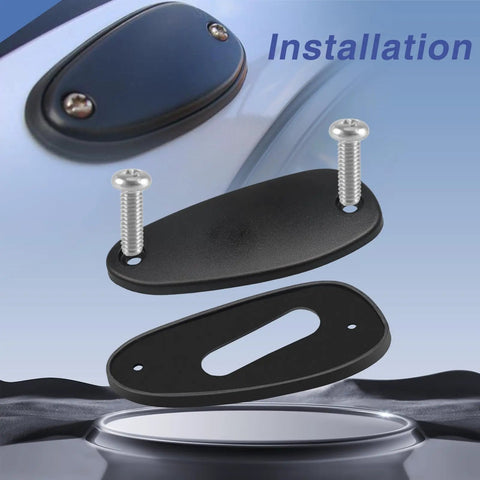 Antenna Hole Plate Cap Cover Kit For Honda Civic 1992 To 2000 Block Off Cap in ABS Plastic with Silicone Gasket and screws