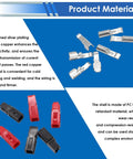 Silver power contacts and red/black housings from 70 Pcs 15 Amp 30 Amp 45 Amp Quick Disconnect Power Connectors Kit with PVC Covers