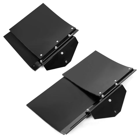 Universal Lawn Striping Striper Kit With Built In Hitch For Mower And Zero Turn Tractors, made of steel and rubber, two-piece view