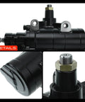 Close-up details of Complete Power Steering Gear Box Assembly For Dodge Ram 1500 2006-2008 4WD And Ram 2500 2003-2008