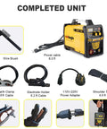 Dual Voltage Arc Welding Machine 100V To 240V With Digital Display 165A Max Heavy Duty Stick Welder For Beginners Easy Start Accessories
