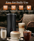 4 In 1 Milk Frother And Steamer For Hot And Cold Foam Auto Shut Off Quiet Frother Machine Barista Quality Foam for drinks