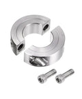 Two Piece Split Clamp On Shaft Collar For Seven Eighths Inch Shaft Outer Diameter One Half Inch Thick 304 Stainless Steel Set Screw Collar Built Tough