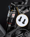 Bicycle frame highlighting mounted screws from 615 Piece M2 Screw And Nut Kit With Hex Socket Button Head Cap Screws Nuts Washers And Bolts