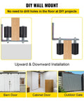 Gate Roller Guide for Sliding Gates Black Nylon Wheel Roller Kit With L Shape Bracket Zinc Painted Adjustable Bolts 3 Inch