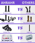 Comparison of 2205 Piece Metric Screws Set M2 M3 M4 M5 Assortment Kit with others showing screw quality and packaging