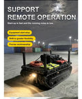Motorized Heavy Equipment Mover With Remote Control For Machinery Transport And Industrial Duty Dolly in warehouse yard