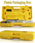 Heavy Duty Shop Beast 20 Ton Hydraulic Gear Puller Kit in a yellow plastic packaging box open to show contents.