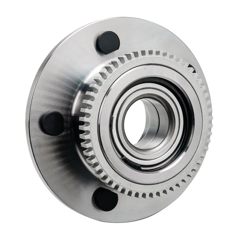 Front Wheel Hub And Bearing Assembly Pair For 2000 2001 Dodge Ram 1500 2WD 5 Lug 2 Piece Replacement With Tone Ring ABS