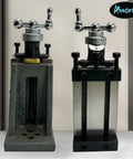 Design Patent Mini Vertical Milling Slide With Base Plate For Direct Mount On 7x14 Mini Lathe, Fixed Type With Clamps