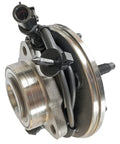 2 Pack Front Wheel Bearing Hub Assembly Direct Fit For Ford Explorer 2006-2010, front side view of hub with ABS sensor