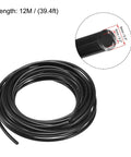Premium PU Pneumatic Air Hose 5mm ID 8mm OD 12m Black For Compressed Air Lines Flexible Polyurethane Tubing Easy To Cut