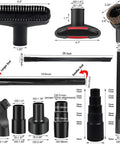 15 Piece Universal Vacuum Attachments And Brushes Kit For Shop Vac Accessories DIY Friendly And Ready For Any Mess assortment view