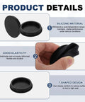 Four Pack T Shaped Silicone Plugs For 110 To 111.5mm Holes, Snap In Round Rubber Seals, Waterproof Bulkhead Plugs, Sealing Caps