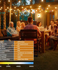 Outdoor String Lights 55 Ft Shatterproof LED Patio Lights with 26 Dimmable G40 Bulbs 2200K Waterproof IP65 Connectable in use