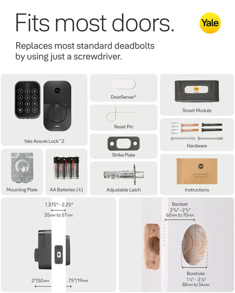 Wireless Keyless Entry Smart Deadbolt Featuring Responsive Touchscreen Keypad And Seamless WiFi Integration For Solid Home Security With A Matte Black Finish That Holds Up Great And Locks Smooth As Butter For Nothing But Good Vibes Daily