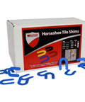 Blue Color Coded Horseshoe Tile Spacers 1000 Piece Set For Marble Granite Vertical Stone And Large Format Tile Installations