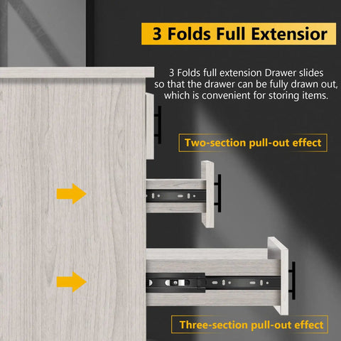 22 Inch Ball Bearing Drawer Slides Set 6 Pairs 12 Pieces With Screws 100 Lb Capacity Full Extension Beefy Side Mount