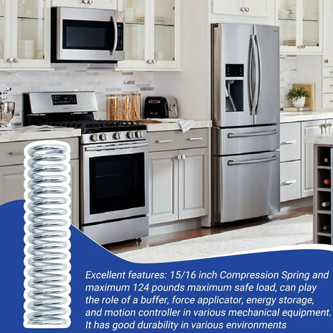 Compression Spring Zero Point One Four Eight Inch Wire Diameter Fifteen Sixteenths Outer Diameter Four Inch Length in kitchen
