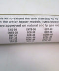 Promax 10 Water Heater Warranty Extension 4 Year Coverage Add On For Your Home Hot Water System Easy Protection Plan list shown