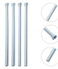 Four Piece Spring Coil Pipe Bender Set For Brass And Copper Tubing Features Quarter Inch And Five Sixteenths Size Tools with flex rollers.
