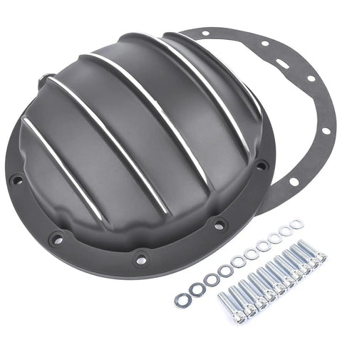 Aluminum 10 Bolt Diff Cover For 8.5 And 8.6 Inch Ring Gear Fits Chevy GMC 1500 Sierra Silverado Camaro Beefed Up Rear End Upgrade Cast Differential Cover OE Replacement