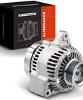 Alternator Replacement For Honda Prelude 1997-2001 2.2L L4, 90 Amp 12 Volt, Counterclockwise CCW, 6-Groove Clutch Pulley