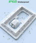 No Drill Solar Panel Mounting Brackets Kit for RV Roofs Boats Caravans and Campervans ABS Corner Mounts with water drops